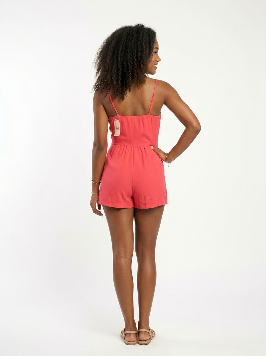 Naked Zebra Cabana Ruffle Romper