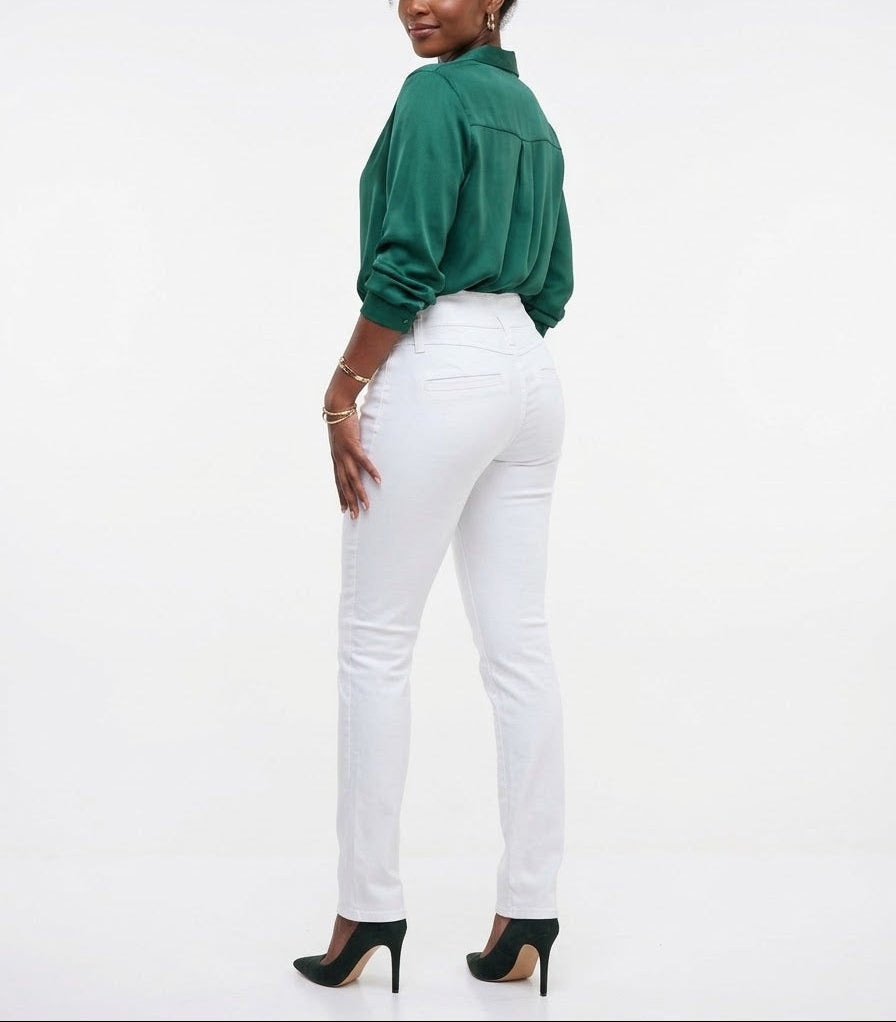 Island Elegance High-Waist Jeans