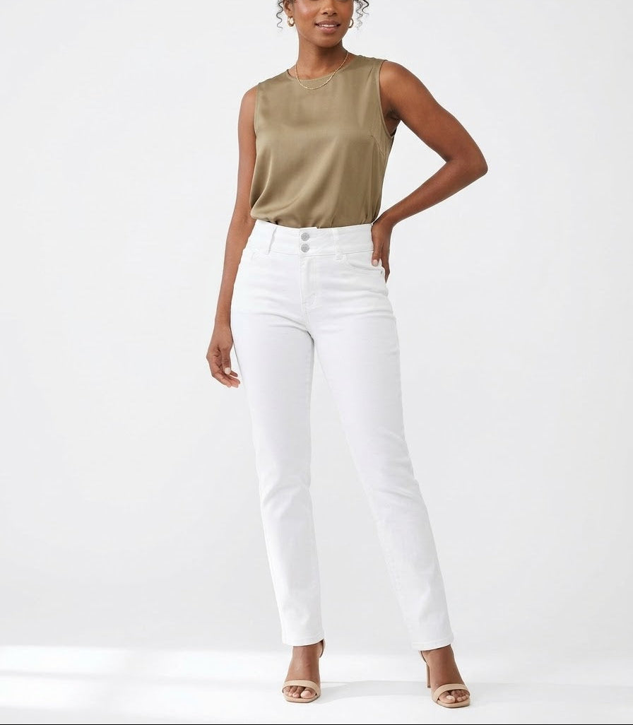 Island Elegance High-Waist Jeans
