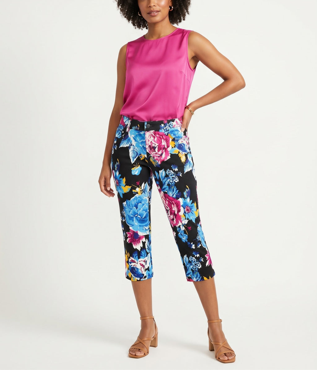 QQMY Floral Capri
