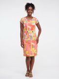 Pierri Sunset Brushstroke Sheath Dress