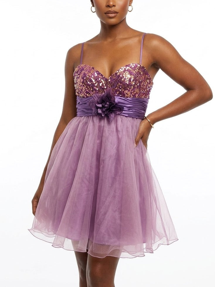 Aspeed USA - The "Amethyst Aura" Cocktail Dress