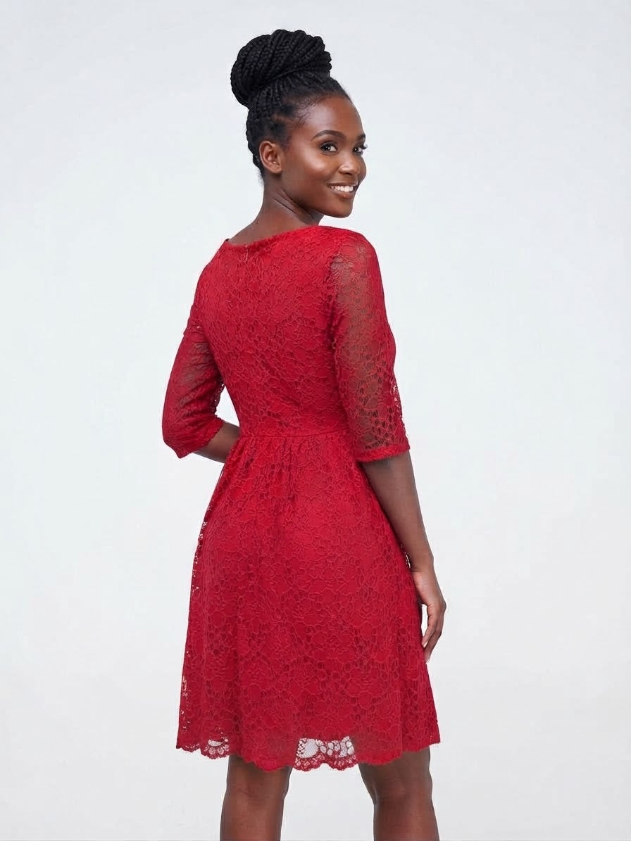 Sangria Red Dress